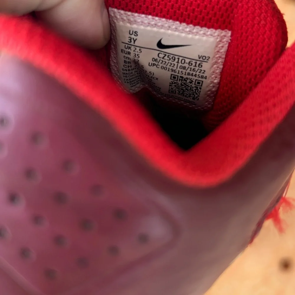 Nike Kids Red and Black Sneakers